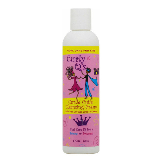 CURLS Curly Q Curlie Cutie Cleansing Cream - Sulfate Free Cleanser (8oz)
