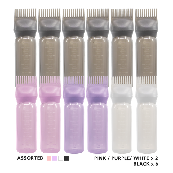 Kim &amp; C Root Comb Application Bottle [160ml X 12] - Assorted