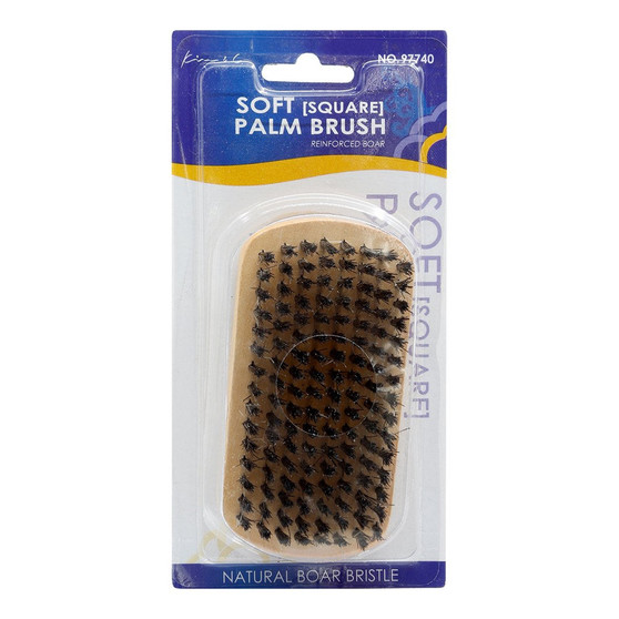 KIM &amp; C Natural Boar Bristle Wooden Brush