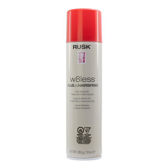 RUSK W8less Plus Hairspray Extra Strong Hold (10oz)