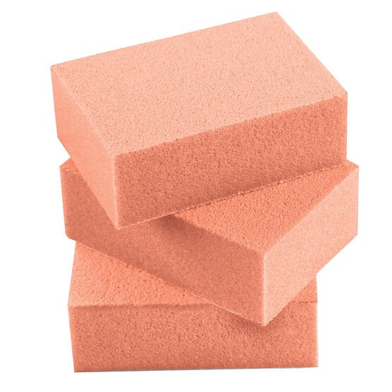 Silkline Mini disposable buffing blocks – 50pcs – 100/180 grit ORANGE