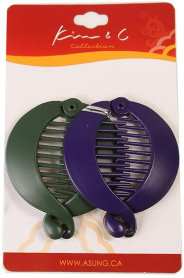 KIM &amp; C 2pcs Fish Comb Clip