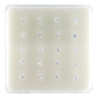 INTERVISION 925 Silver Nose Stud with Cubic Zirconia, no tip, 3mm  19009-9AST (20pcs)