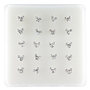 INTERVISION 925 Stering Silver Nose Stud