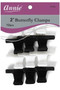 ANNIE 12pcs Butterfly Clamps Black &amp; White