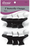 ANNIE 12pcs Butterfly Clamps Black &amp; White