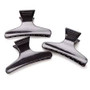 Large Butterfly Clips – Black Economy 12/pack