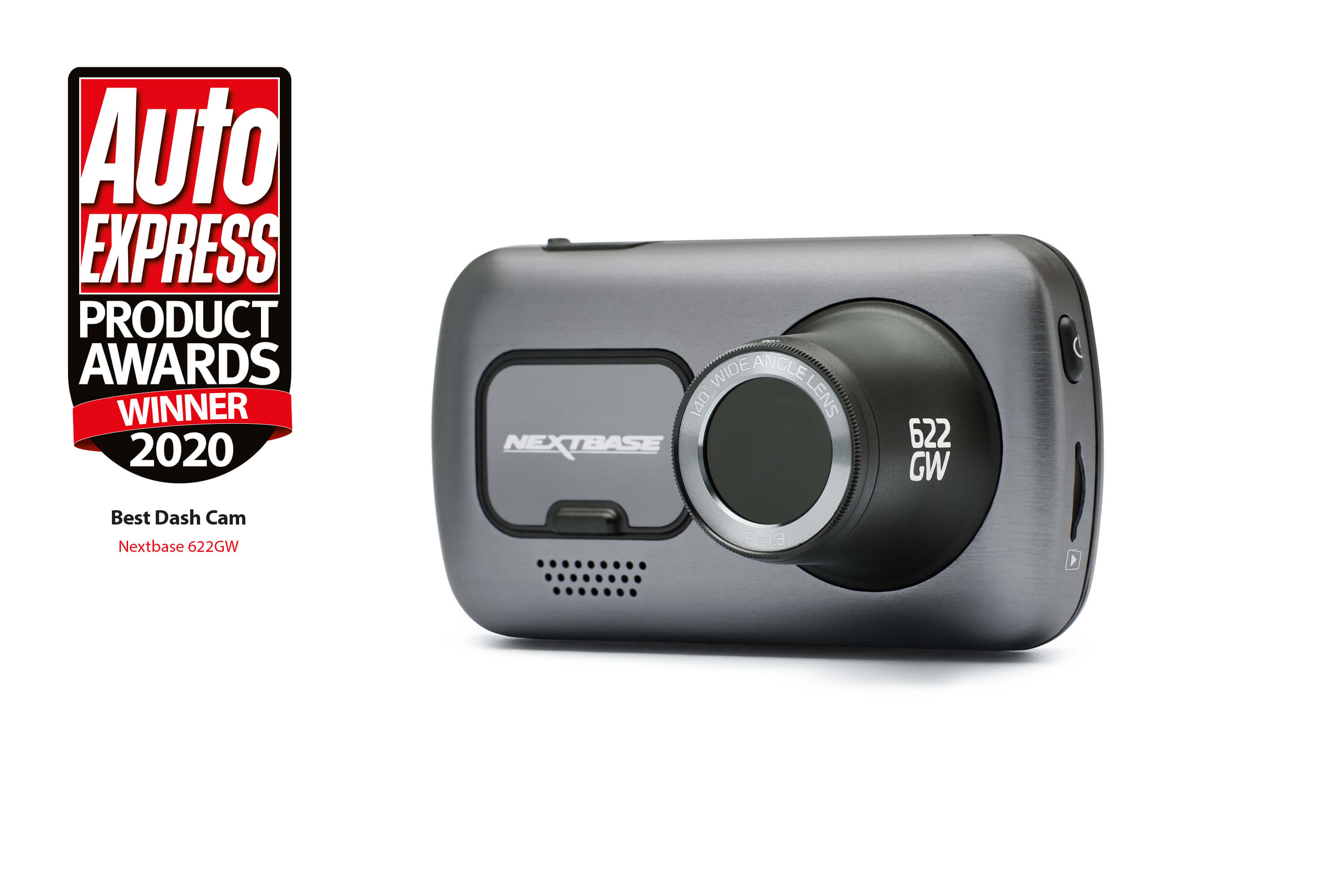 Nextbase 622GW picks up the Auto Express Best Dash Cam Award for 2020