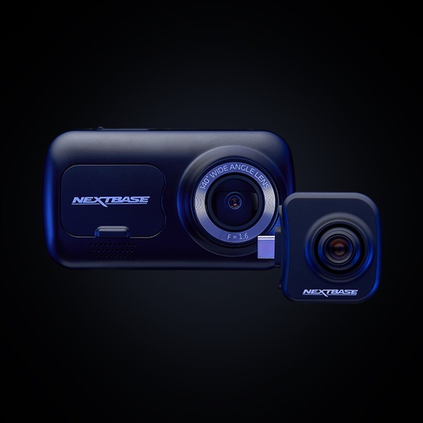 Nextbase 222 – 1080p-videota tallentava autokamera Musta Musta (NBDVR222)