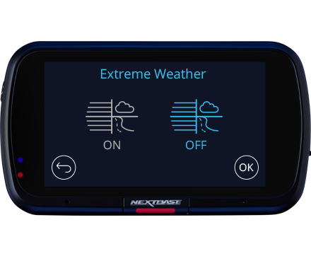 Nextbase Dash Cam Weather mode