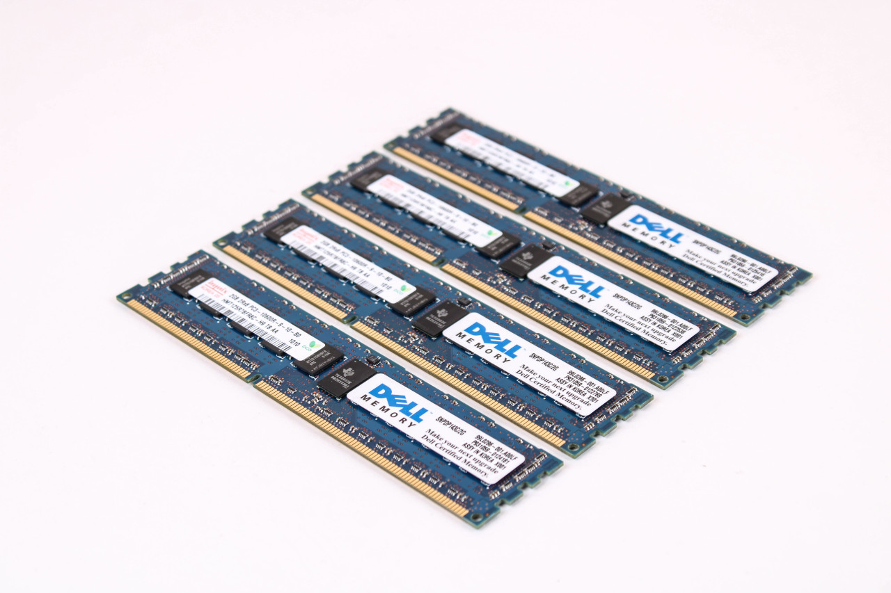 4x Hynix 2GB 2Rx8 PC3-10600R DDR3 SDRAM