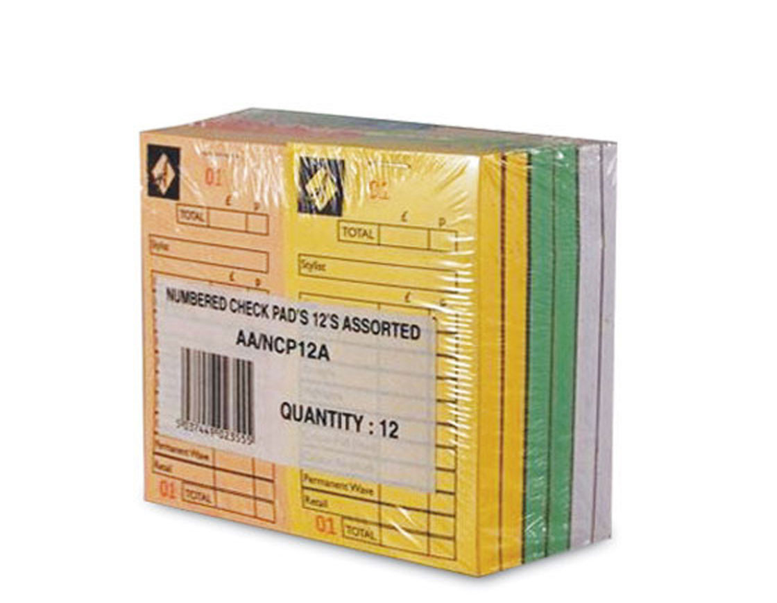 Agenda check pads numbered, 100 leaf (12) - Ellisons