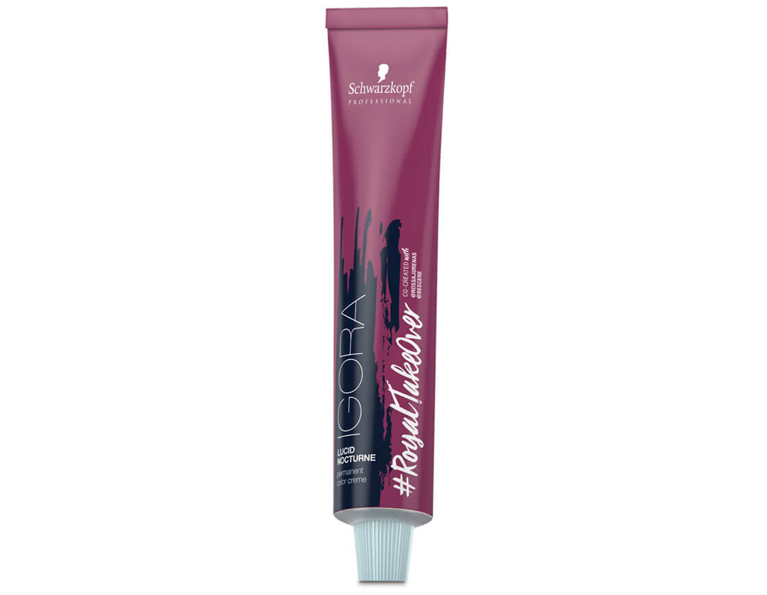 Schwarzkopf Igora Royal TakeOver Lucid Nocturnes 6-299 | Dunkelblond Asch Violett Extra, 60 Ml