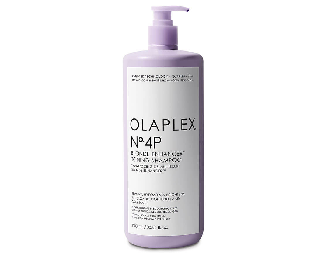 OLAPLEX No.4P blonde enhancer toning shampoo 1000ml - Ellisons