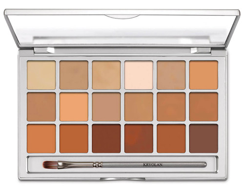 Kryolan colouring vision palette 18 colours, skin