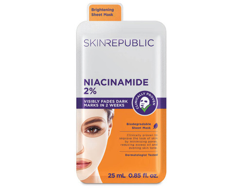 Skin Republic niacinamide 2% mask