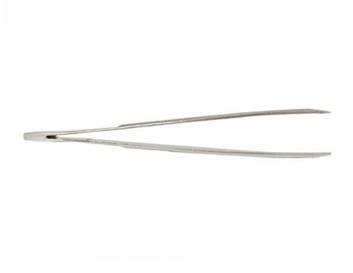 Beauty Essentials tweezers flat chrome 83mm