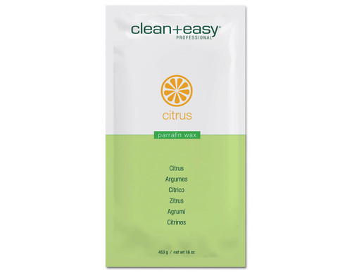 clean+easy energize paraffin wax 453g, citrus