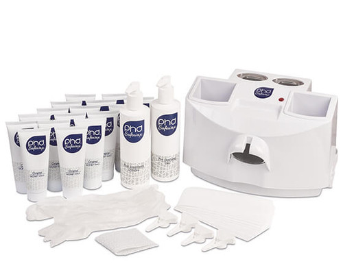 Phd Safewax intro honey wax salon kit with small gloves