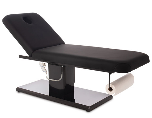 Esthetix Arabella electric beauty bed, black/black titanium