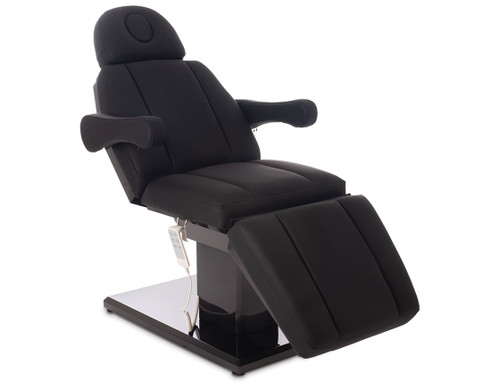 Esthetix Alessandra electric beauty bed, black/black titanium