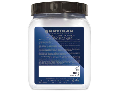 Kryolan translucent powder 400g in shade TL1 colourless