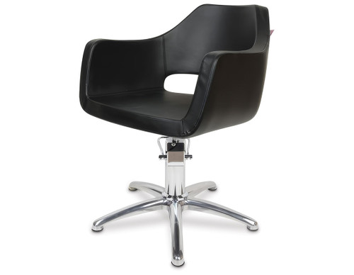 Crewe Orlando Bahama hydraulic styling chair, black
