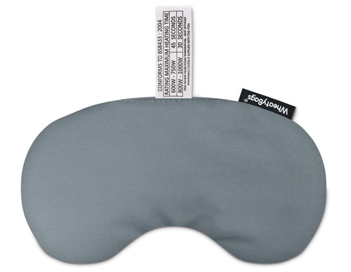WheatyBags heated eye mask, grey