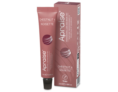 APRAISE vegan lash & brow tint, 4 chestnut