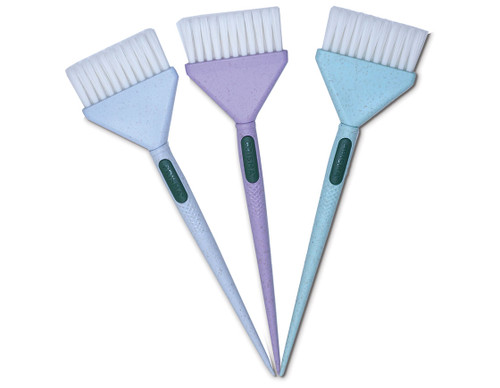 PRISMA bamboo master tint brush set, teal/blue/purple (3)