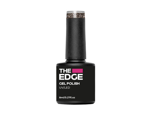 The Edge gel polish 8ml, The Gold and Black Glitter