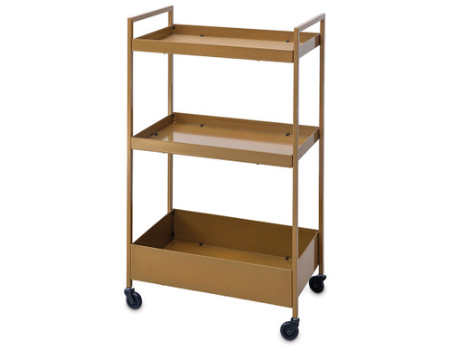 Simply beauty salon trolley, gold