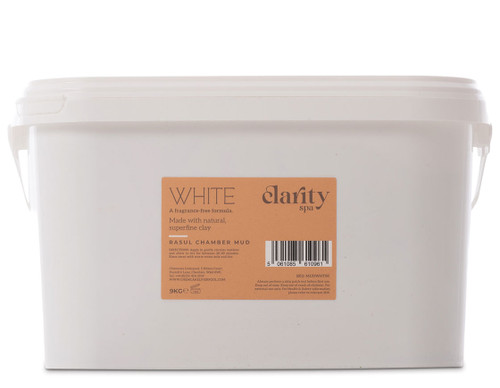 Clarity Spa white rasul mud, unfragranced 10kg