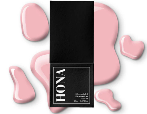 HONA TrueFoundation 20ml black bottle in the soft pink shade, Bonny.