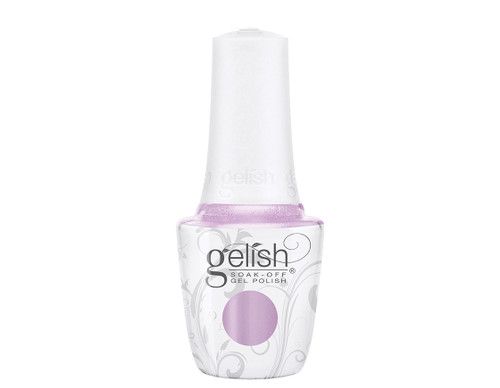 Gelish soak off gel polish 15ml bottle in the purple shade, Lucidly Lavender.