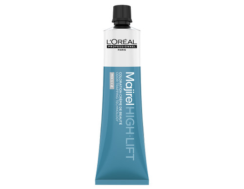 Majirel High Lift permanent hair colour 60ml in Violet, white and blue tube