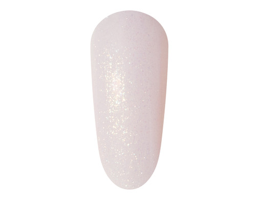 The GelBottle Inc gel nail polish nail swatch in the shade, Glowing.