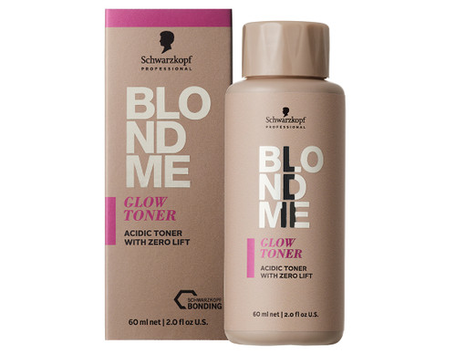 BLONDME pastel glow toner 60ml bottle in the shade, Strawberry.