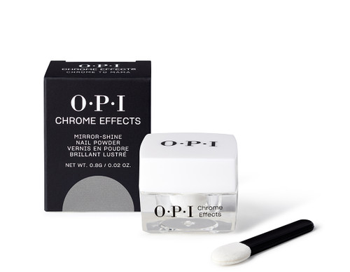 OPI chrome powder in a 1g tub for the shade, Chrome to Mama.