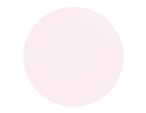 Glossify HEMA-free gel nail polish round swatch in the shade, Naked.