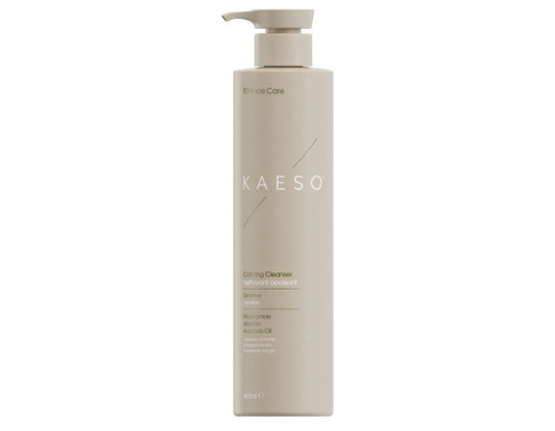KAESO B3 calming cleanser in a 485ml bottle.