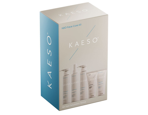 KAESO H20 hydrating kit in a beige box with blue on one side.