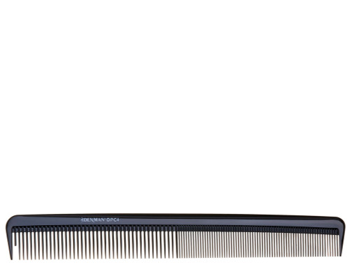 Denman precision military cutting comb large, black