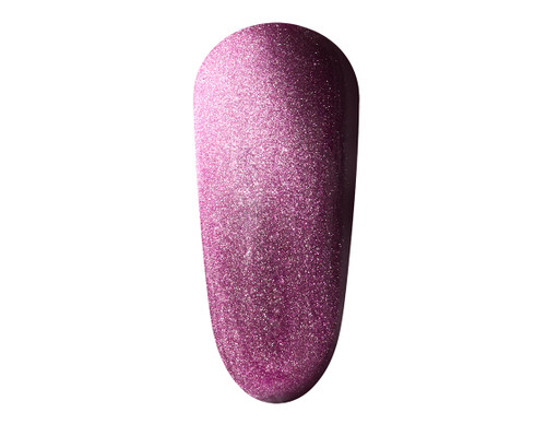 The GelBottle Inc Magnetic cat eye gel nail polish nail swatch in the shade, Valet.