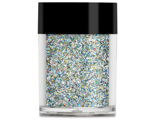 Lecenté metallic nail flakes 1g, Blue Silver
