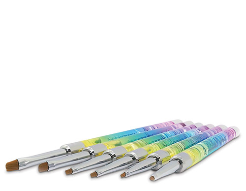Glitterbels gel and art rainbow brush (6)