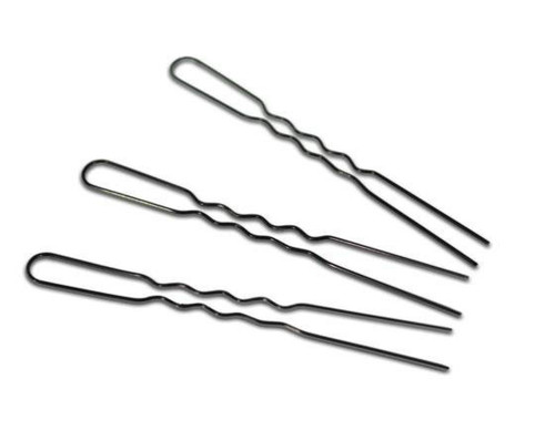 Hair Tools fine wave pins, black 2.5" (1000)