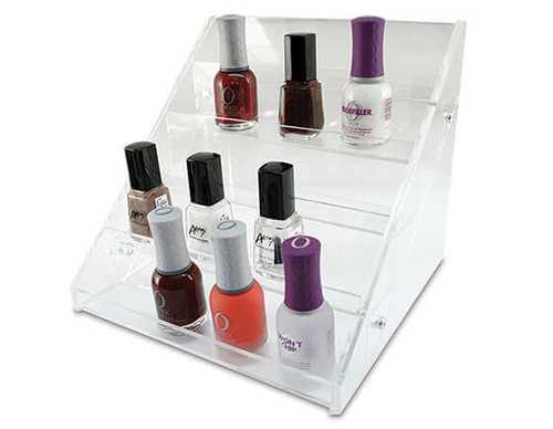 Acrylic counter display for 30 polishes