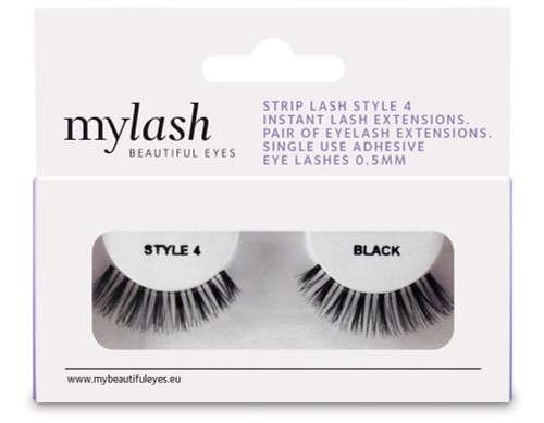 Lash strip lashes style 4, black