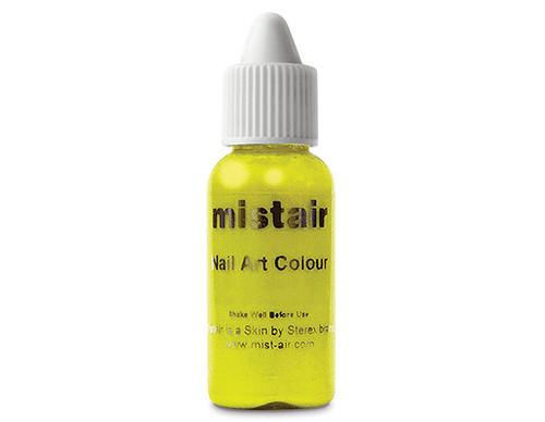 Mistair nail art colour 15ml, lemon yellow